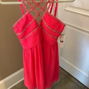 Gianni bini size small pink dress